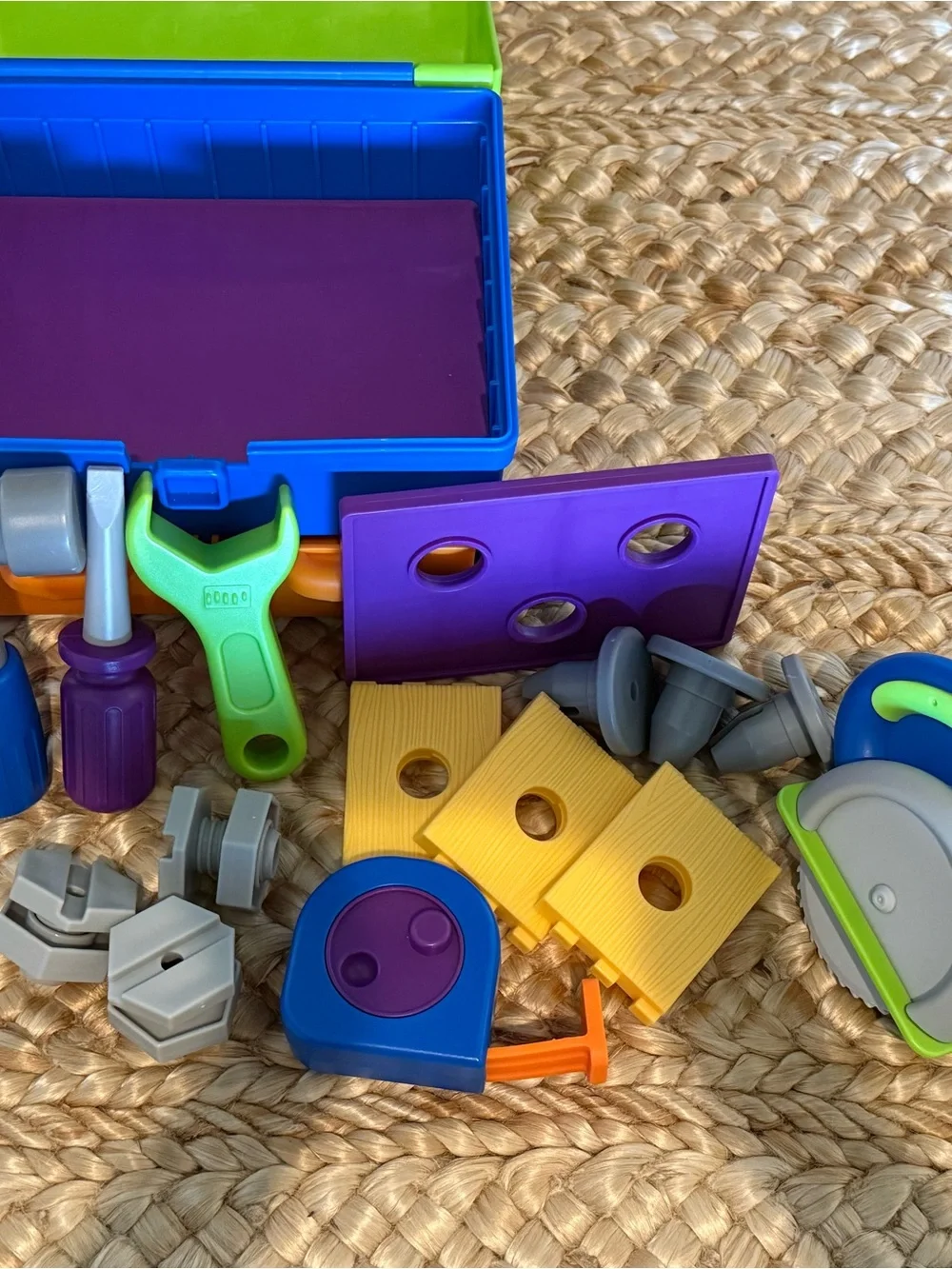Learning Resources Kids Tool Chest - Green, Blue & Orange